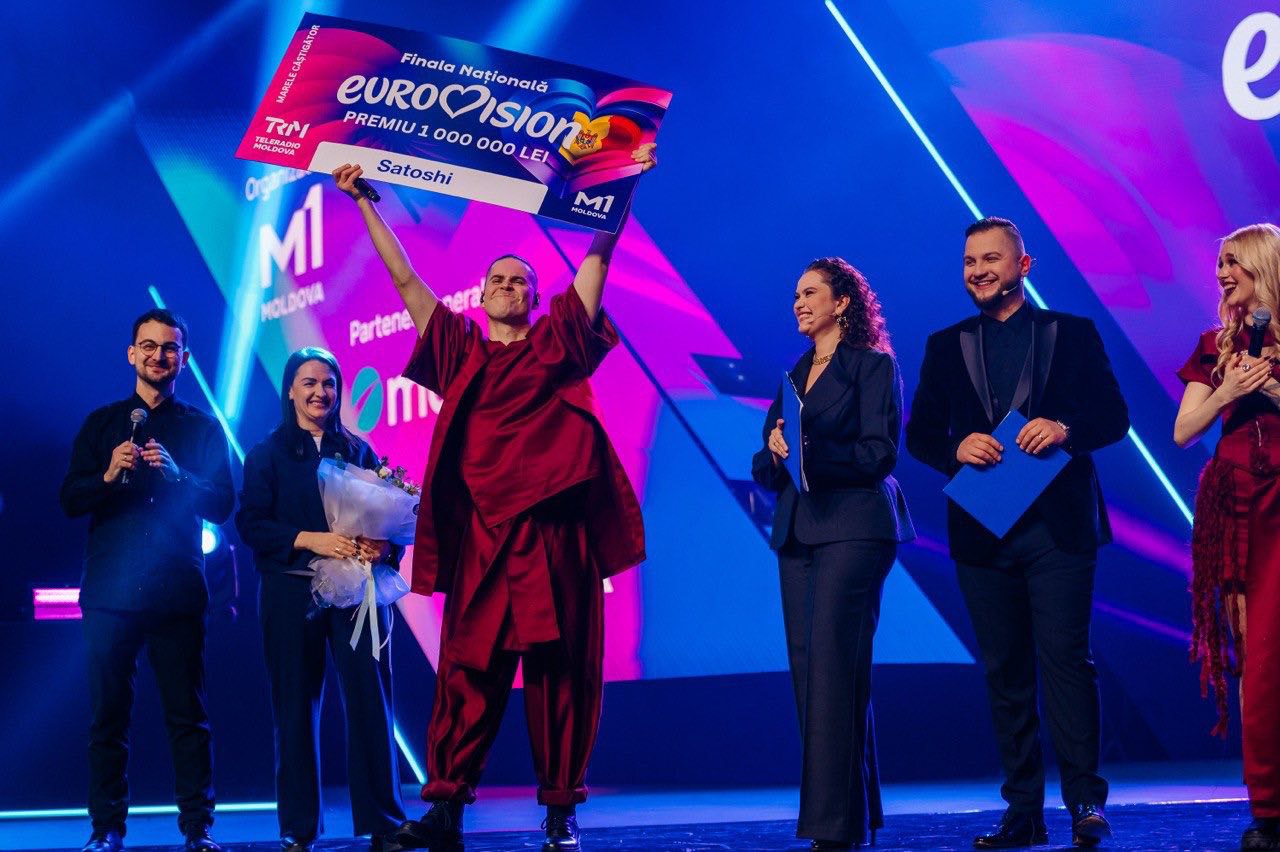 Satoshi va reprezenta Moldova la Eurovision, după concursul național desfășurat aseară la Arena Chișinău