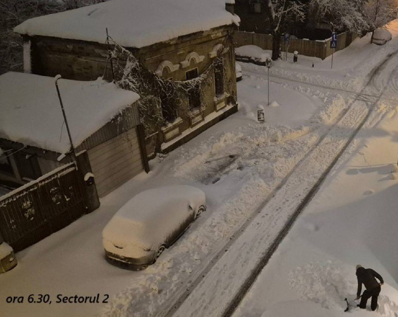 În timp ce la Chișinău incă se asteapta ninsori, la Bucuresti e așa: