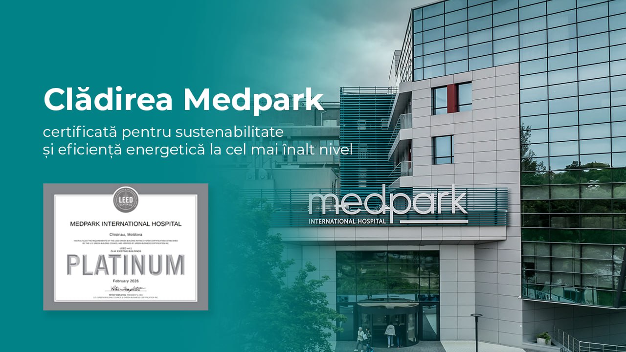 Medpark este primul spital din Moldova certificat LEED Platinum