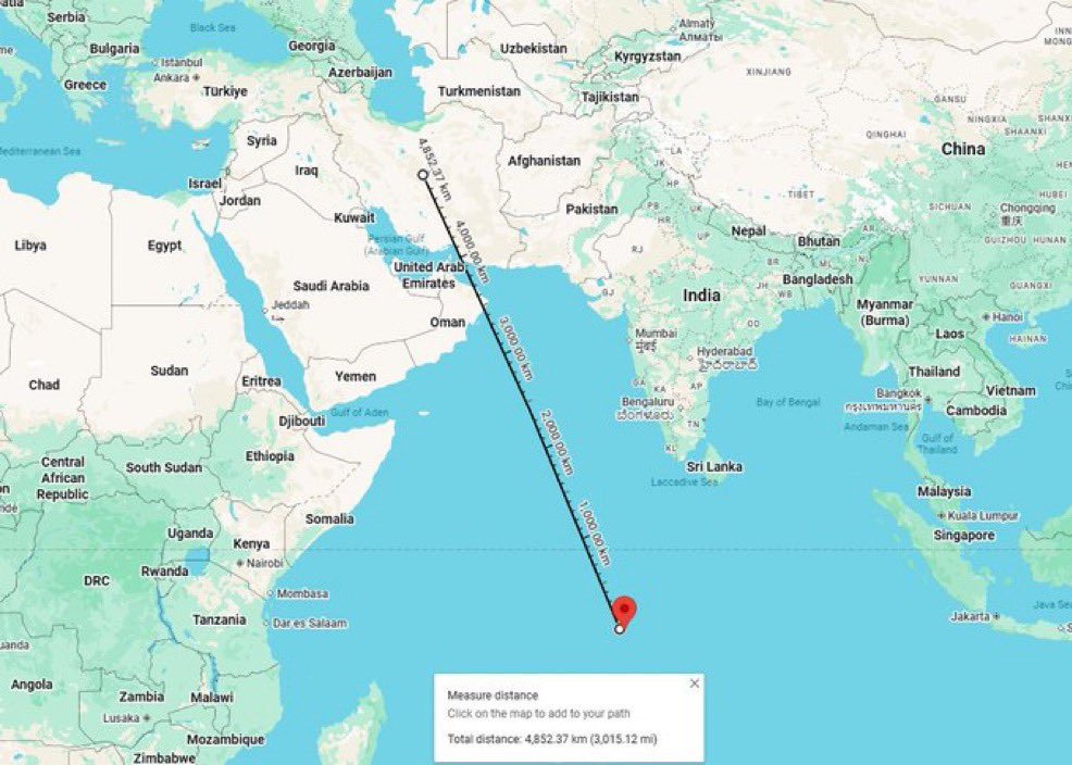 Iran a lansat ieri 2 rachete balistice cu rază de acțiune de aproximativ 4.000 km asupra bazei americano-britanice de pe Diego Garcia din Oceanul Indian. Ambele au eșuat: una a căzut în mare, iar cealaltă fiind interceptată de o rachetă americană SM-3