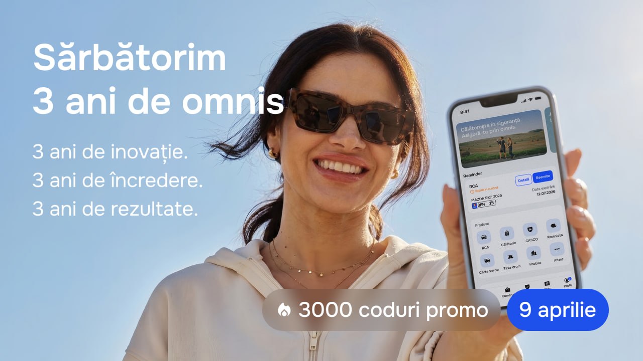 Omnis sărbătorește 3 ani de la lansare!