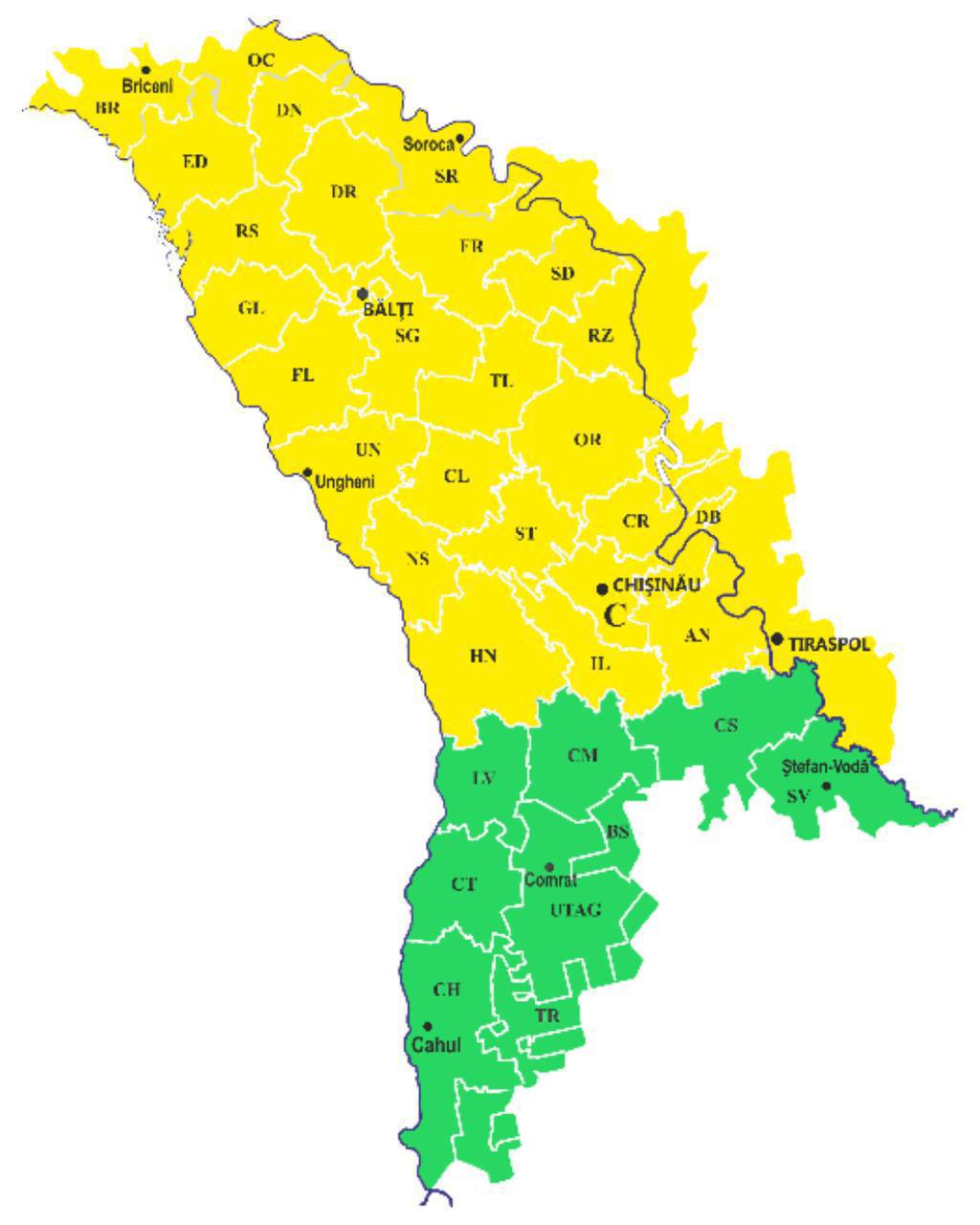 Moldova nu scapă de înghețuri: temperaturile vor coborî până la -3°C. Harta cu raioanele afectate