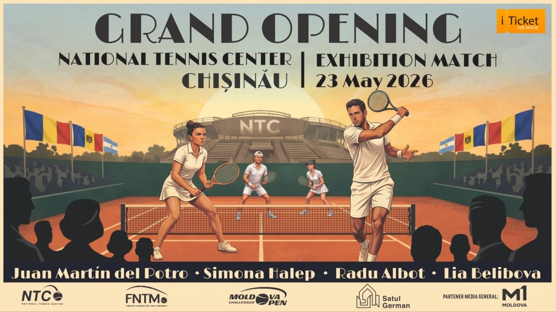 Pe 23 mai, Chișinăul intră pe harta tenisului mondial: Se deschide oficial Centrul Național de Tenis (CNT)