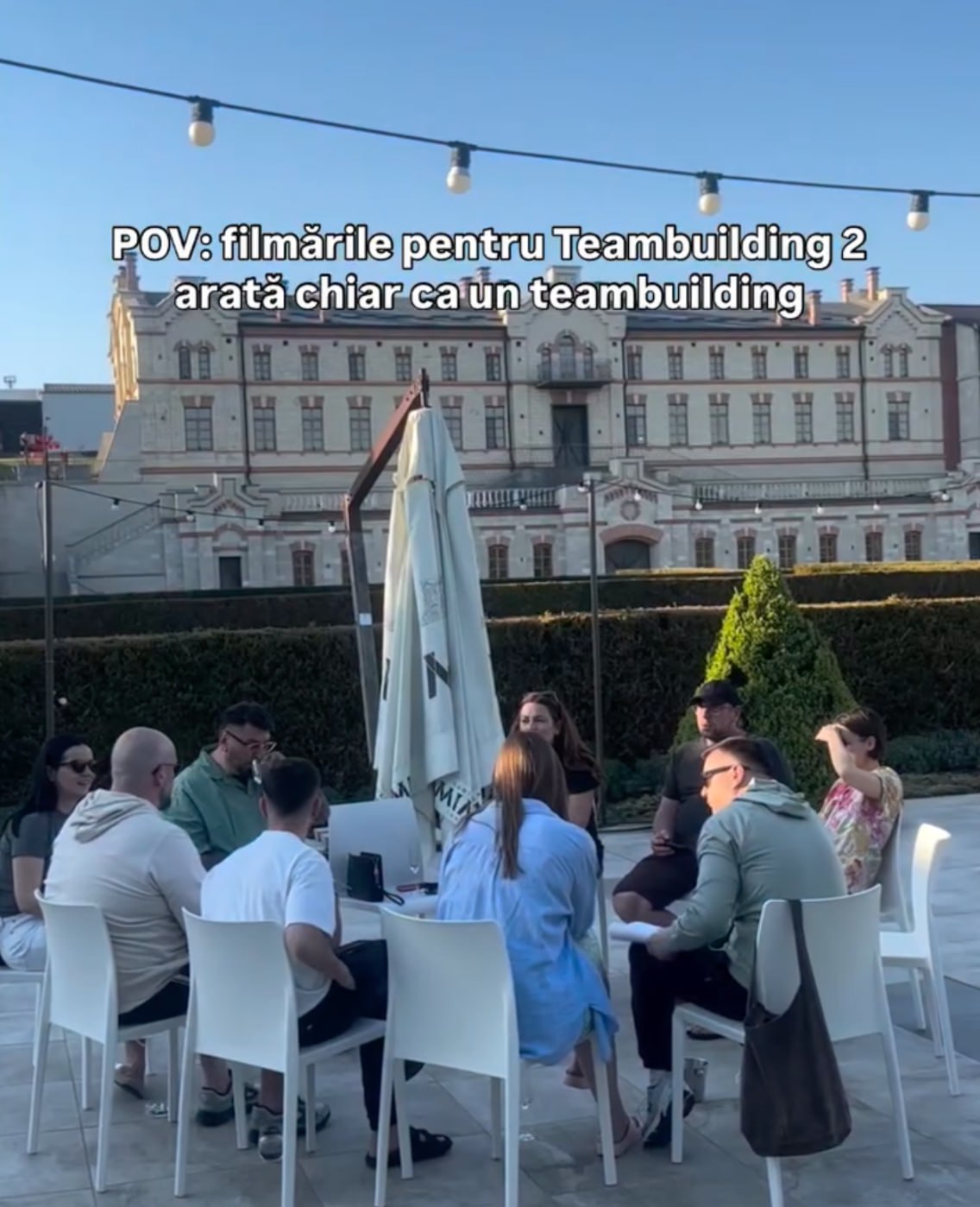 Teambuilding 2, film de comedie românesc, se filmează la Bulboaca, la Castel Mimi