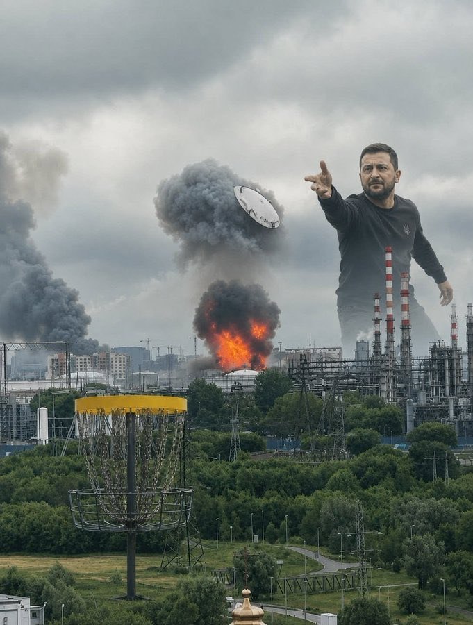 Ucrainenii au jubilat ieri reușita atacului cu drone asupra depozitelor petroliere de la Moscova, cu zeci de meme-uri pe Internet