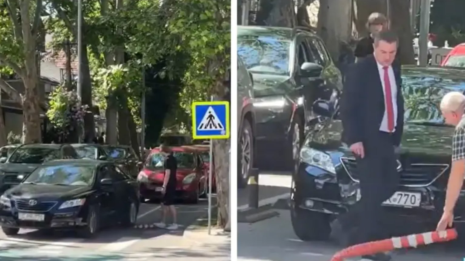 Rectorul ASEM, surprins conducând pe o pistă pentru bicicliști din Chișinău. Cum comentează imaginile