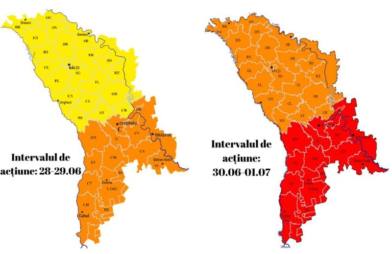 Temperaturi sufocante până pe 1 iulie în toată țara: Vor fi peste 40 de grade