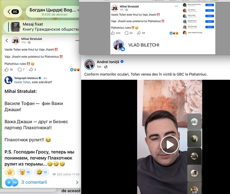 Nici n-a fost bine desemnat, dar pe rețele trolii au pornit o campanie de denigrare în valuri împotriva lui Vasile Tofan, cu știri și postări false, aluzii care să-i compromită imaginea: Falsuri precum că Vasha Jashi ar fi nașul său că Tofan se ducea des la GBC la Plahotniuc
