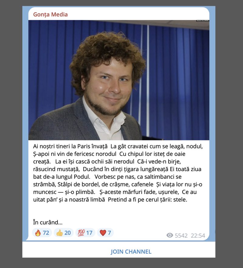 Cercul apropiat al lui Munteanu a scurs către Gheorghe Gonța încă de ieri informația referitor la situația tensionată dintre premier și Dan Perciun