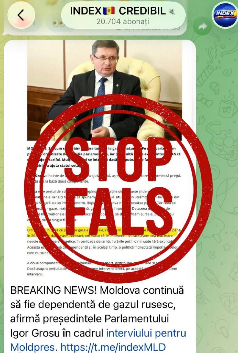 Președintele Parlamentului spune că o declarație a sa a fost falsificată. Ar fi ajuns și pe unele surse mass-media care nu au verificat informația
