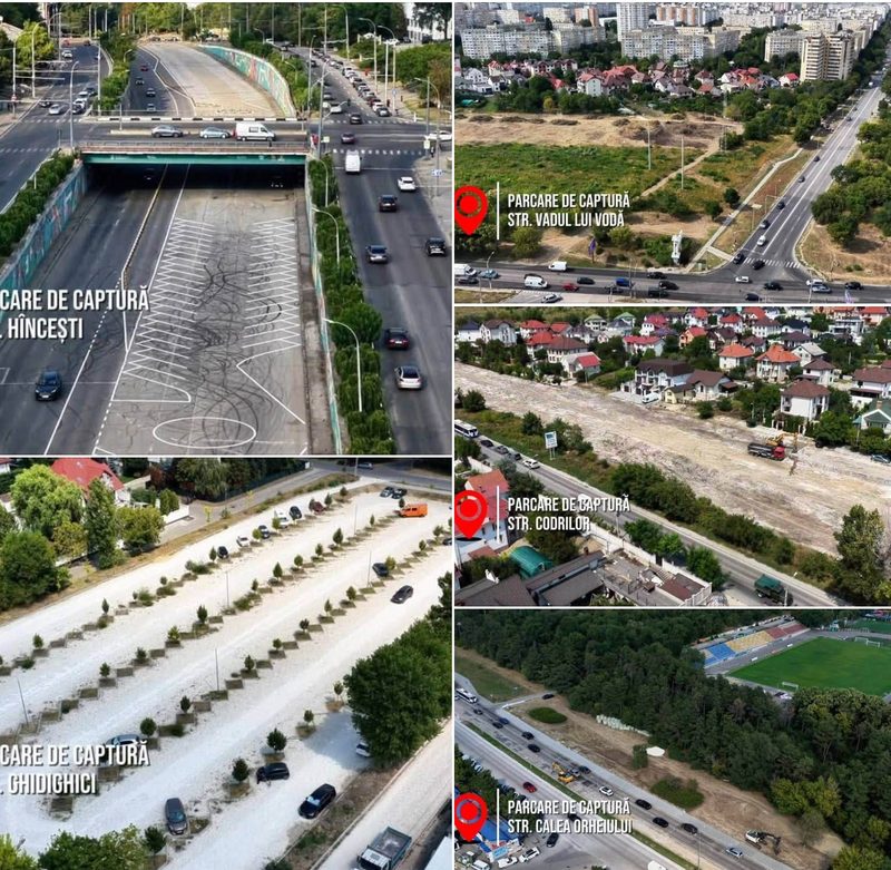 Primarul Capitalei Ion Ceban anunță că municipalitatea a amenajat 5 parcări de captură cu peste 1.400 de locuri la intrările în oraș, cu stații de transport public și acces pietonal