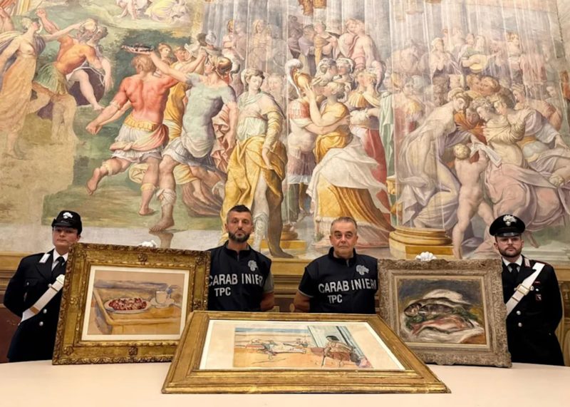 Nouă moldoveni, cercetați în Italia pentru furtul unor tablouri semnate de Renoir și Matisse, evaluate la 9 milione de euro