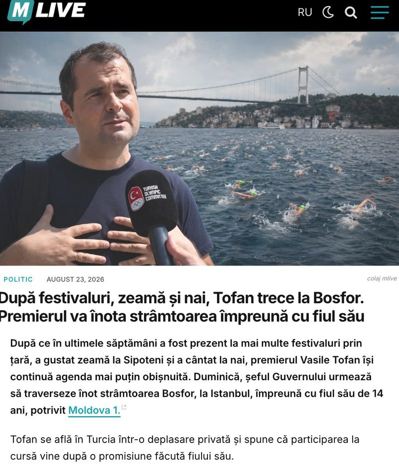 Ochelarii prin care privește Natalia Morari: Aceasta inoculează prin platformei ei că, tot ce a făcut premierul de când a venit în funcțiese rezumă la festivaluri, zeamă, nai și timp liber pentru înot cu feciorul