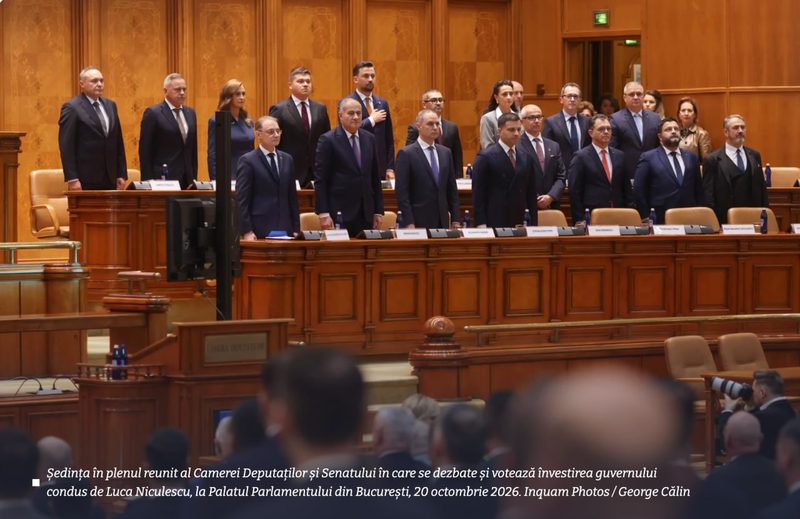România: Guvernul prezentat de premierul desemnat Luca Niculescu a obținut marți votul de învestitură în Parlamentul României, punând capăt unei crize guvernamentale care a durat cinci luni și jumătate. Executivul a primit aproximativ 280 de voturi "pentru", cu mult peste pragul necesar de 233 de voturi din totalul de 464 de parlamentari. Guvernul este susținut de PSD, PNL, UDMR, grupul minorităților naționale și grupul "Uniți pentru România"